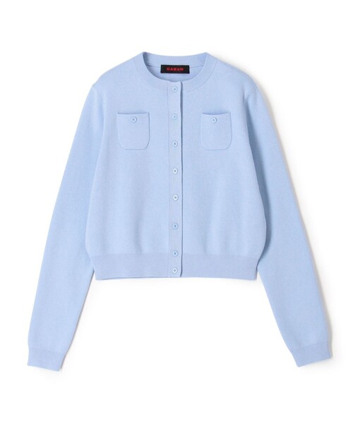 「CABaN」 ニットカーディガン X-SMALL ブルー レディース CABaN 「CABaN」 ニットカーディガン X-SMALL ブルー レディース