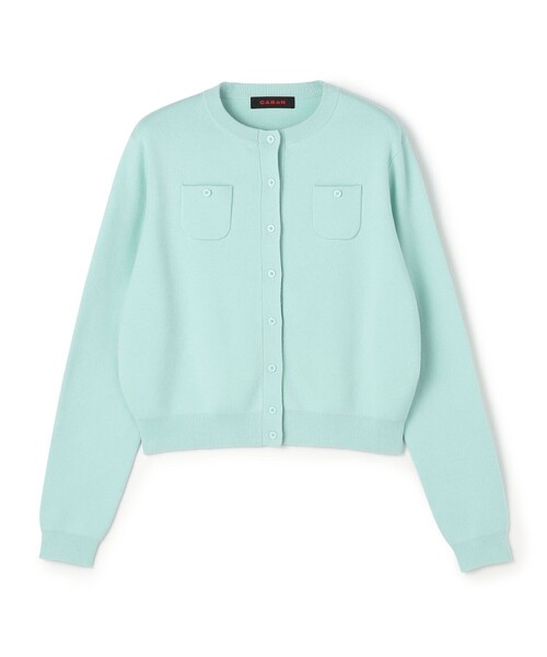 「CABaN」 ニットカーディガン X-SMALL ブルー レディース CABaN 「CABaN」 ニットカーディガン X-SMALL ブルー レディース