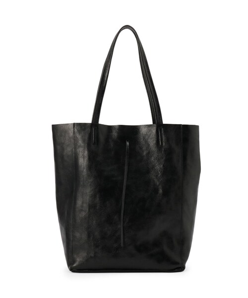 美品✨Milos ミロス　トートバッグ　高級　本革　シンプル　ブラック DRESSTERIOR トートバッグ MILOS（ミロス）メタリックラミネート