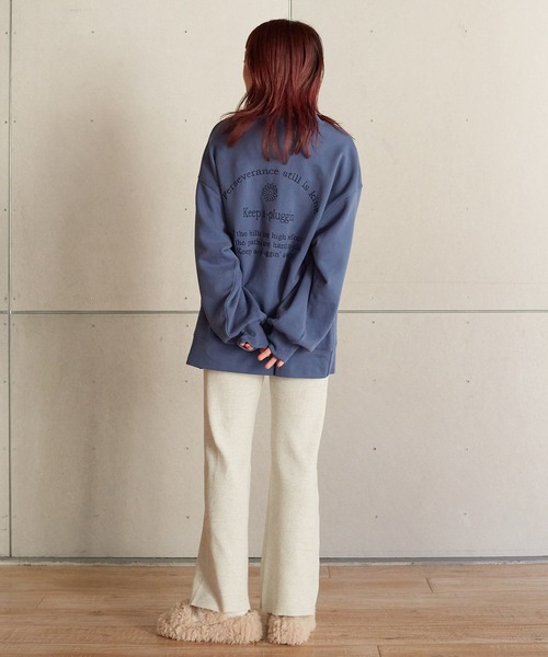 「w closet」 イージーパンツ FREE オフホワイト レディース_画像8