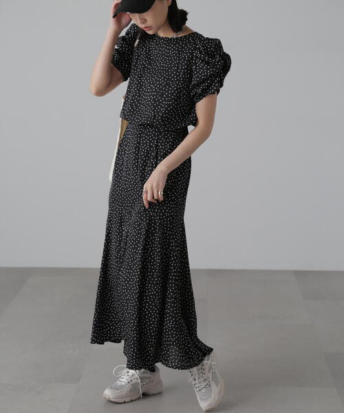 「FREE'S MART」 半袖ワンピース SMALL パープル系その他 レディース_画像5