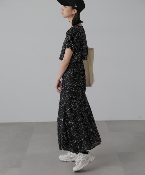 「FREE'S MART」 半袖ワンピース SMALL パープル系その他 レディース_画像7