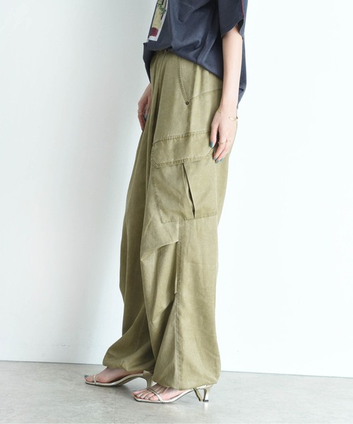 Eimee Law（エイミーロウ） パンツ バイオ加工 アウトポケット カーゴ