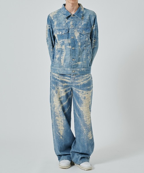 ジーンズ 「TAAKK」WIDE DENIM メンズの画像