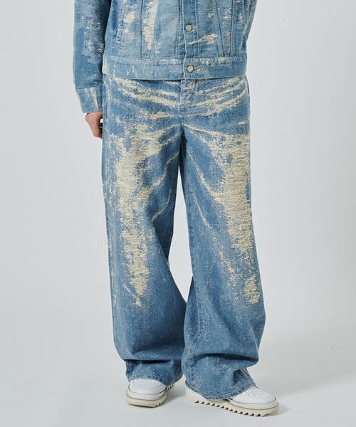 ジーンズ 「TAAKK」WIDE DENIM メンズの画像