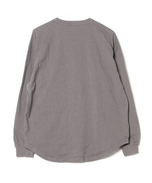 「The DUFFER of ST.GEORGE」 長(zhǎng)袖Tシャツ MEDIUM チャコールグレー メンズ
