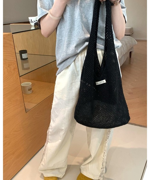 CHEER（チアー） トートバッグ 透かし編みトートバッグ レディース