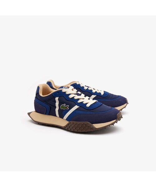「LACOSTE」 ローカットスニーカー 23.5cm ネイビー レディース_画像2