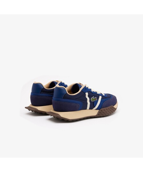「LACOSTE」 ローカットスニーカー 23.5cm ネイビー レディース_画像3