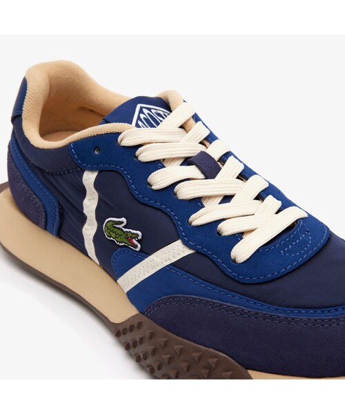 「LACOSTE」 ローカットスニーカー 23.5cm ネイビー レディース_画像6