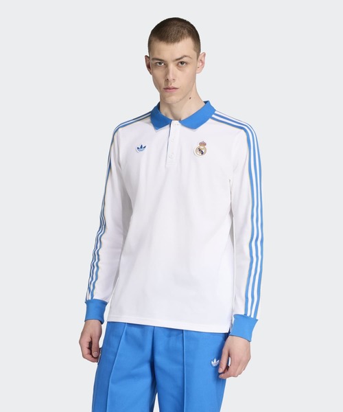 adidas ポロシャツ レアル・マドリード テラス アイコン 長袖
