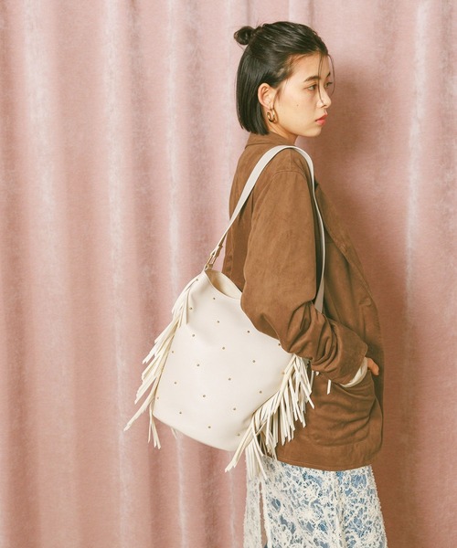 バリー　2way ショルダーバッグ　がま口　キルティング　ラムスキン　フリンジ BALLY】【フリンジ】バリー『キルティング チェーンショルダーバッグ