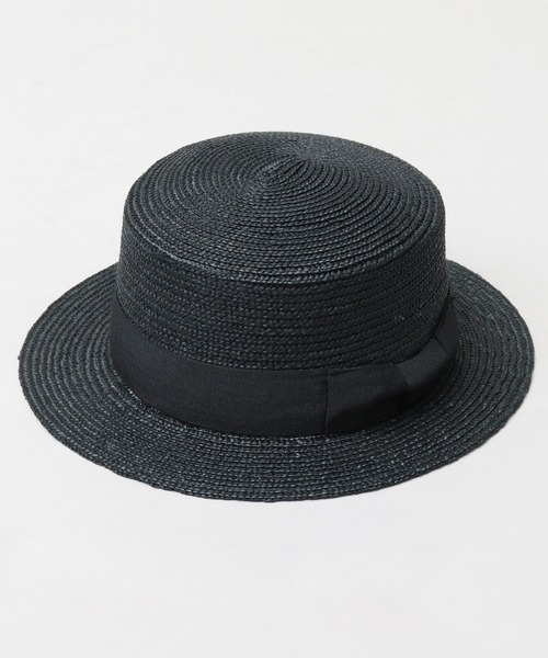 「Ruben」 ストローハット FREE ブラック メンズ_画像3