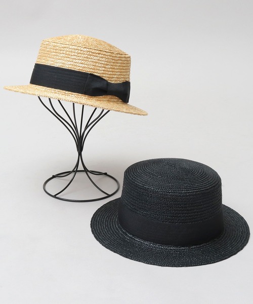 「Ruben」 ストローハット FREE ブラック メンズ_画像4