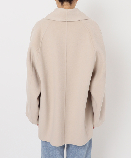 IENA（イエナ） コート アウター Super160 ショールカラーハーフコート