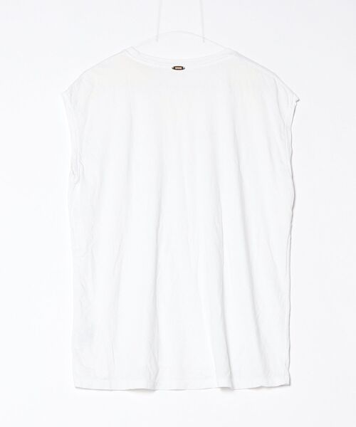 「MUSE de Deuxieme classe」 ノースリーブトップス - ホワイト レディース_画像2