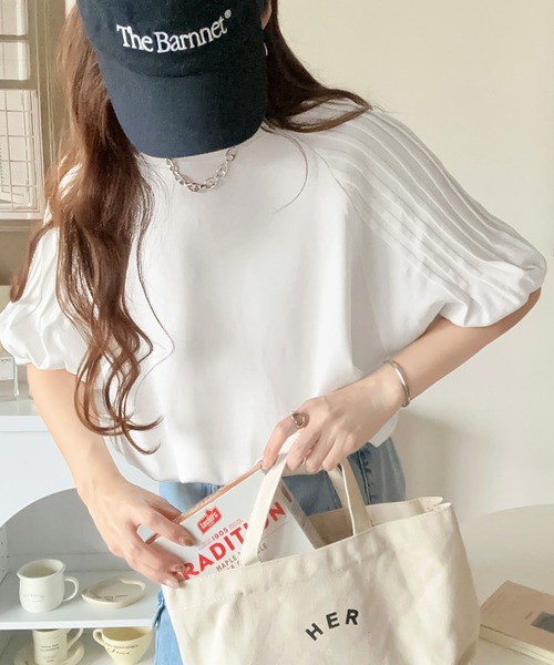 「classicalelf」 半袖カットソー LARGE ホワイト レディース_画像2