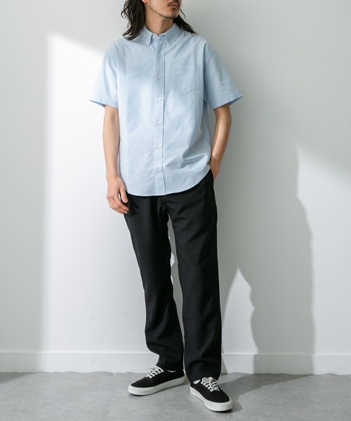 「URBAN RESEARCH Sonny Label」 半袖シャツ X-LARGE ネイビー メンズ_画像5