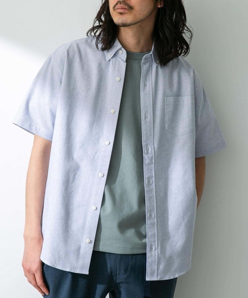 「URBAN RESEARCH Sonny Label」 半袖シャツ X-LARGE ネイビー メンズ_画像7