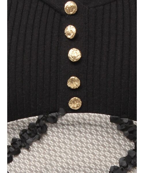 RESEXXY（リゼクシー） ワンピース ドッキングフレアミニニット