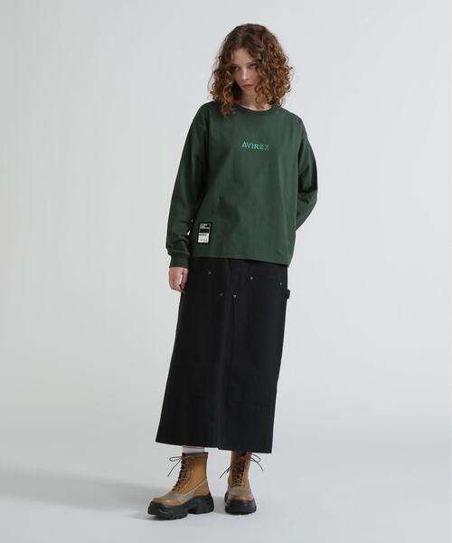 AVIREX（アヴィレックス） tシャツ 「WEB＆DEPOT限定」CORE LOGO L/S T 