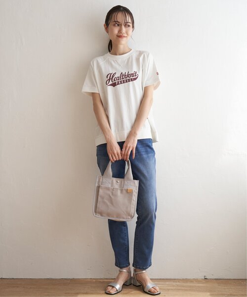 「Healthknit Product」 半袖Tシャツ L ブラック レディース_画像5