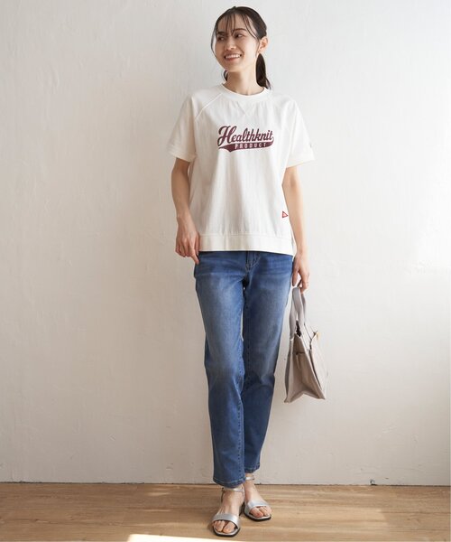 「Healthknit Product」 半袖Tシャツ L ブラック レディース_画像6