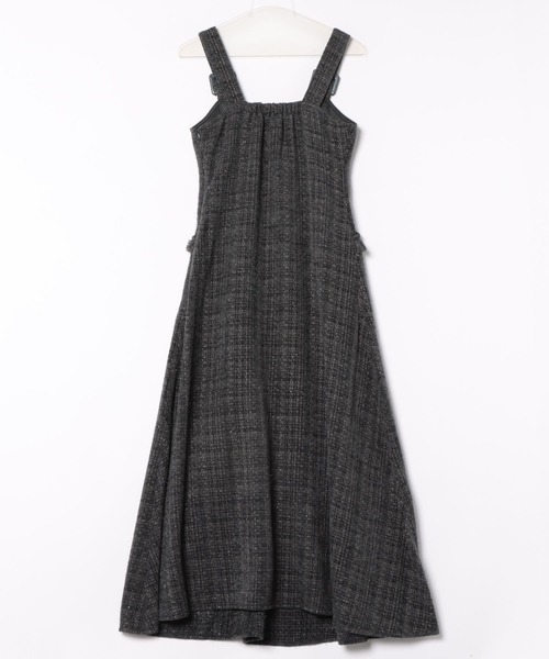 「mellowneon」 サロペットスカート SMALL グレー レディース_画像2