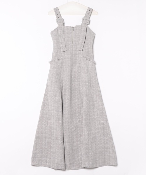 「mellowneon」 サロペットスカート SMALL グレー レディース_画像3