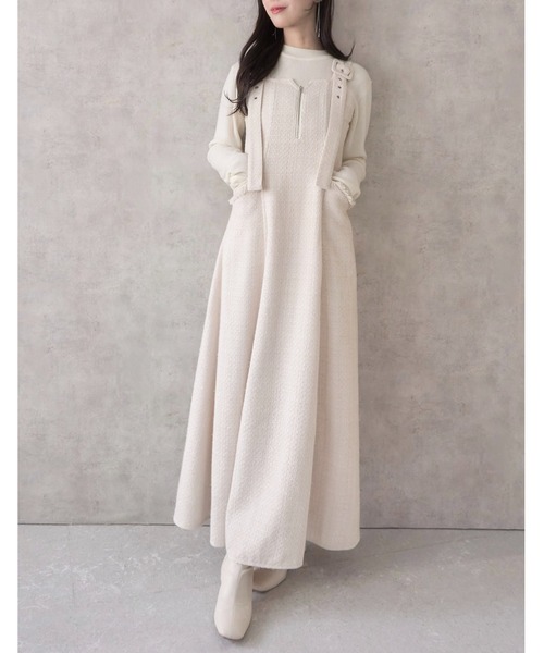 「mellowneon」 サロペットスカート SMALL グレー レディース_画像4