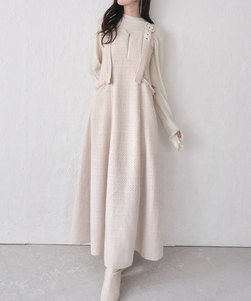 「mellowneon」 サロペットスカート SMALL グレー レディース_画像9