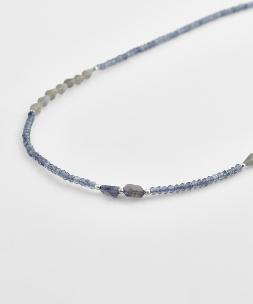 agete（アガット） ネックレス シルバーマルチストーンネックレス