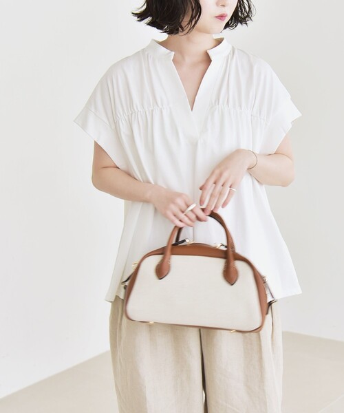 「quaranciel」 半袖カットソー ONE SIZE ブラック レディース_画像7