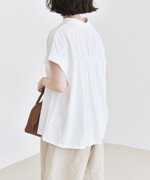 「quaranciel」 半袖カットソー ONE SIZE ブラック レディース_画像9