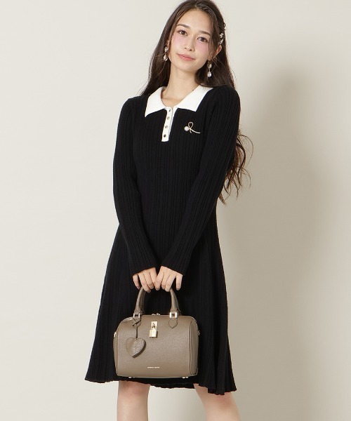 WILLSELECTION（ウィルセレクション） ワンピース ポロカラーフレア