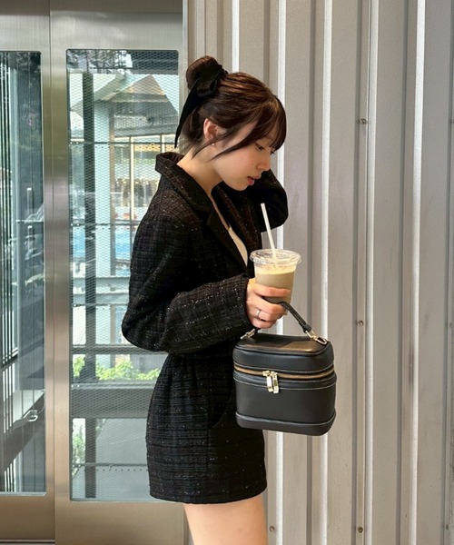 continuer de NICE CLAUP パンツ 「セットアップ対応」金釦ツイード