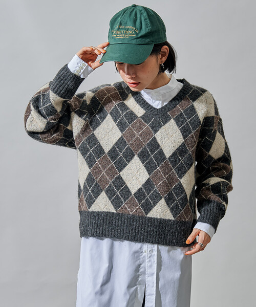 FREAK'S STORE（フリークスストア） ニット セーター アーガイルV