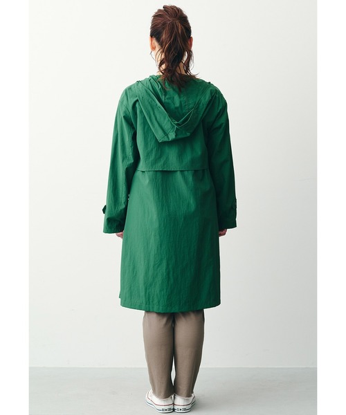 「IEDIT」 マウンテンパーカー LARGE グリーン レディース_画像4