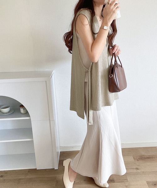 「Java」 ベスト LARGE ブラック レディース_画像5