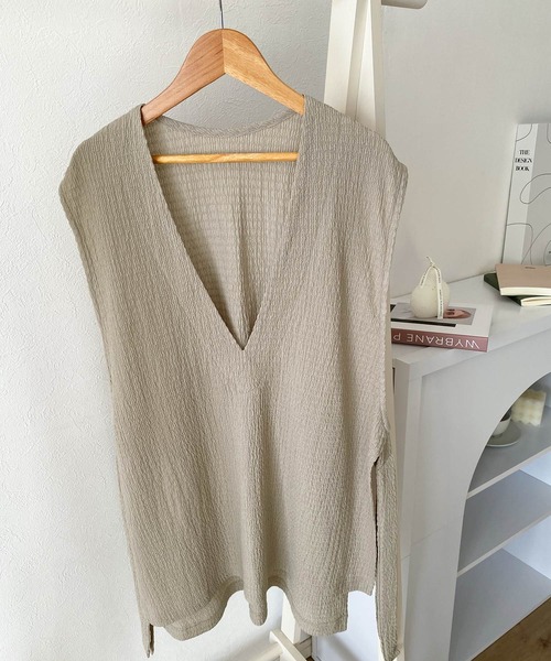 「Java」 ベスト LARGE ブラック レディース_画像9