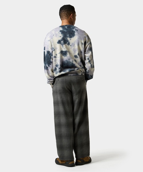 HUF（ハフ） トレーナー スウェット TIE DYE 89 LOGO CREW メンズ