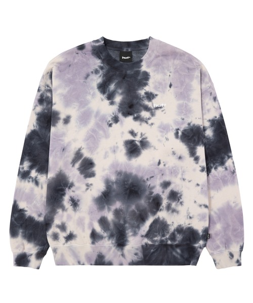 HUF（ハフ） トレーナー スウェット TIE DYE 89 LOGO CREW メンズ
