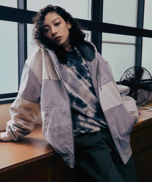 HUF（ハフ） トレーナー スウェット TIE DYE 89 LOGO CREW メンズ