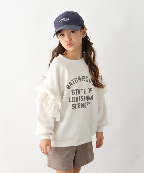 sheller  フリルスウェット GLOBAL WORK（グローバルワーク） トレーナー あったか乾きやすい
