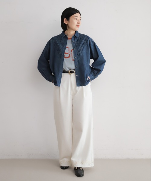 NOMBRE IMPAIR（ノンブルアンペール） ワイドパンツ パンツ カット