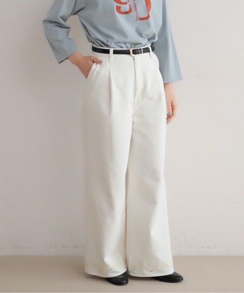 NOMBRE IMPAIR（ノンブルアンペール） ワイドパンツ パンツ カット
