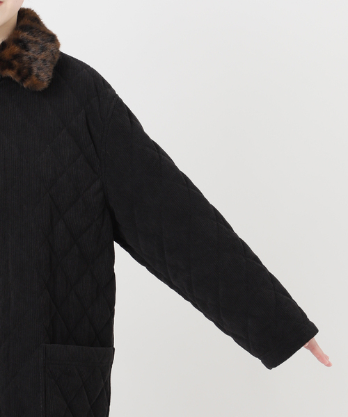 B.C STOCK（ベーセーストック） コート アウター 「ZOZO限定」ファー襟