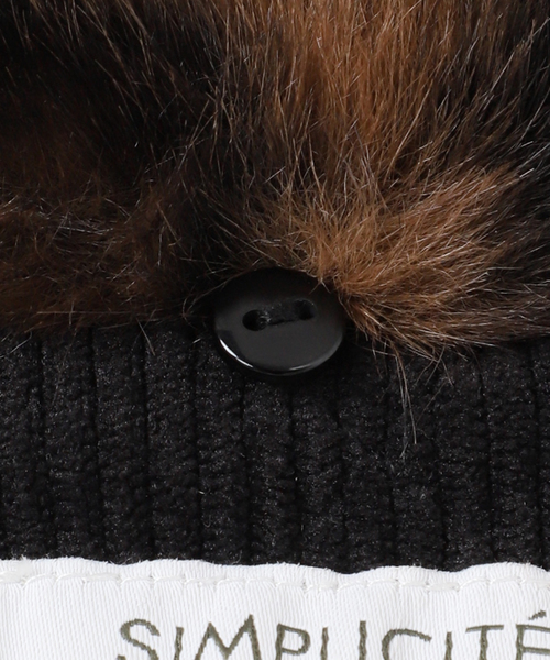 B.C STOCK（ベーセーストック） コート アウター 「ZOZO限定」ファー襟