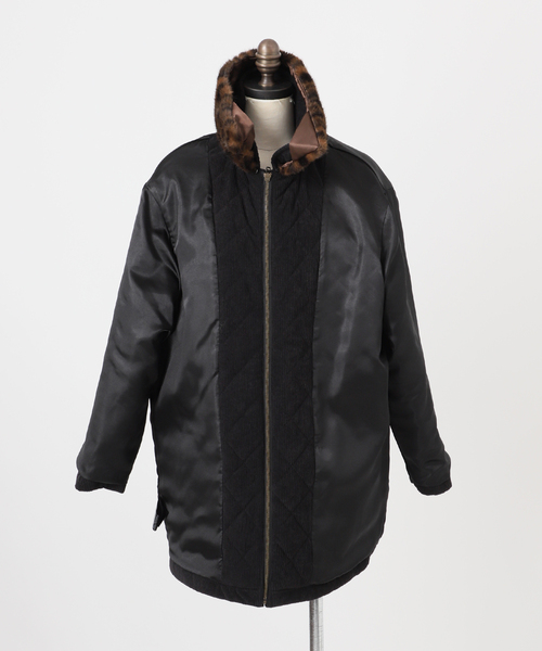 B.C STOCK（ベーセーストック） コート アウター 「ZOZO限定」ファー襟