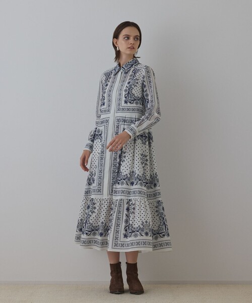 Diagram ワンピース バンダナプリントシャツワンピース : ZOZOTOWN